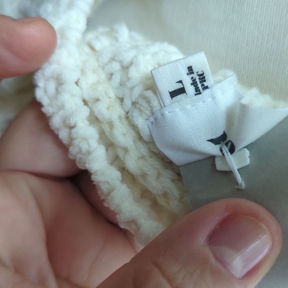 Line & Dot Cream Textured Sweater L - Picture 10 of 13